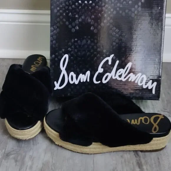 Sam Edelman Zia faux fur slides - Picture 2 of 7